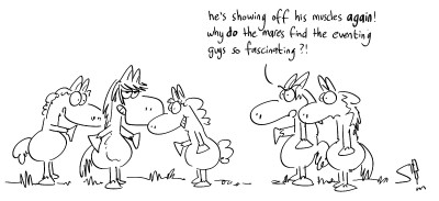 Cartoon horses