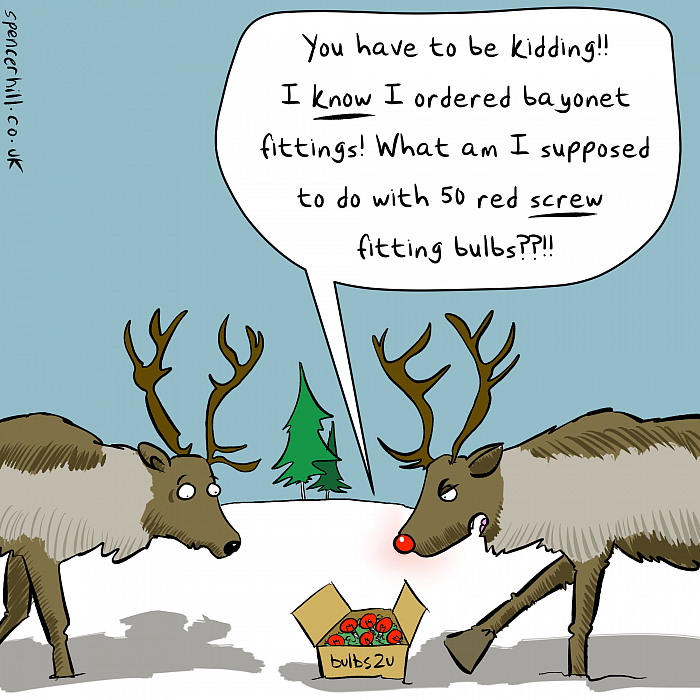 Rudolph and the bulb fiasco
