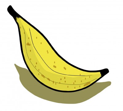 Cartoon banana